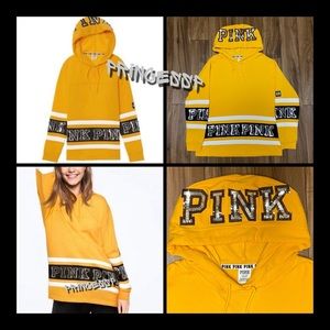 PINK VS LIMITED EDITION BLING PULLOVER HOODIE RARE/HTF